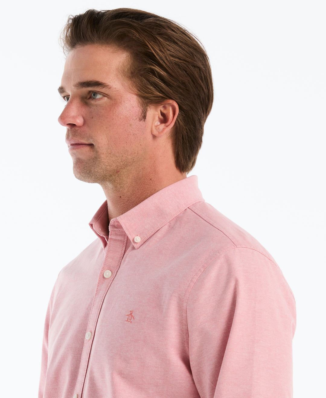 Core Oxford Long Sleeve Shirt (Faded Rose) 