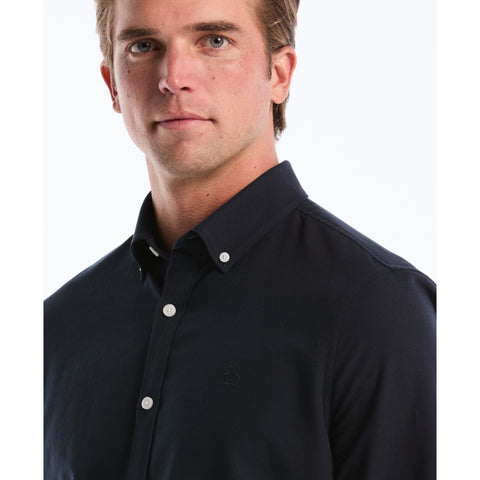 Core Oxford Long Sleeve Shirt-Shirts-Original Penguin