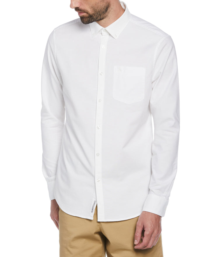Core Oxford Slim Fit Shirt (Bright White) 