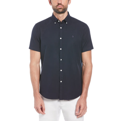 Core Oxford Shirt-Shirts-Dark Sapphire-M-Original Penguin