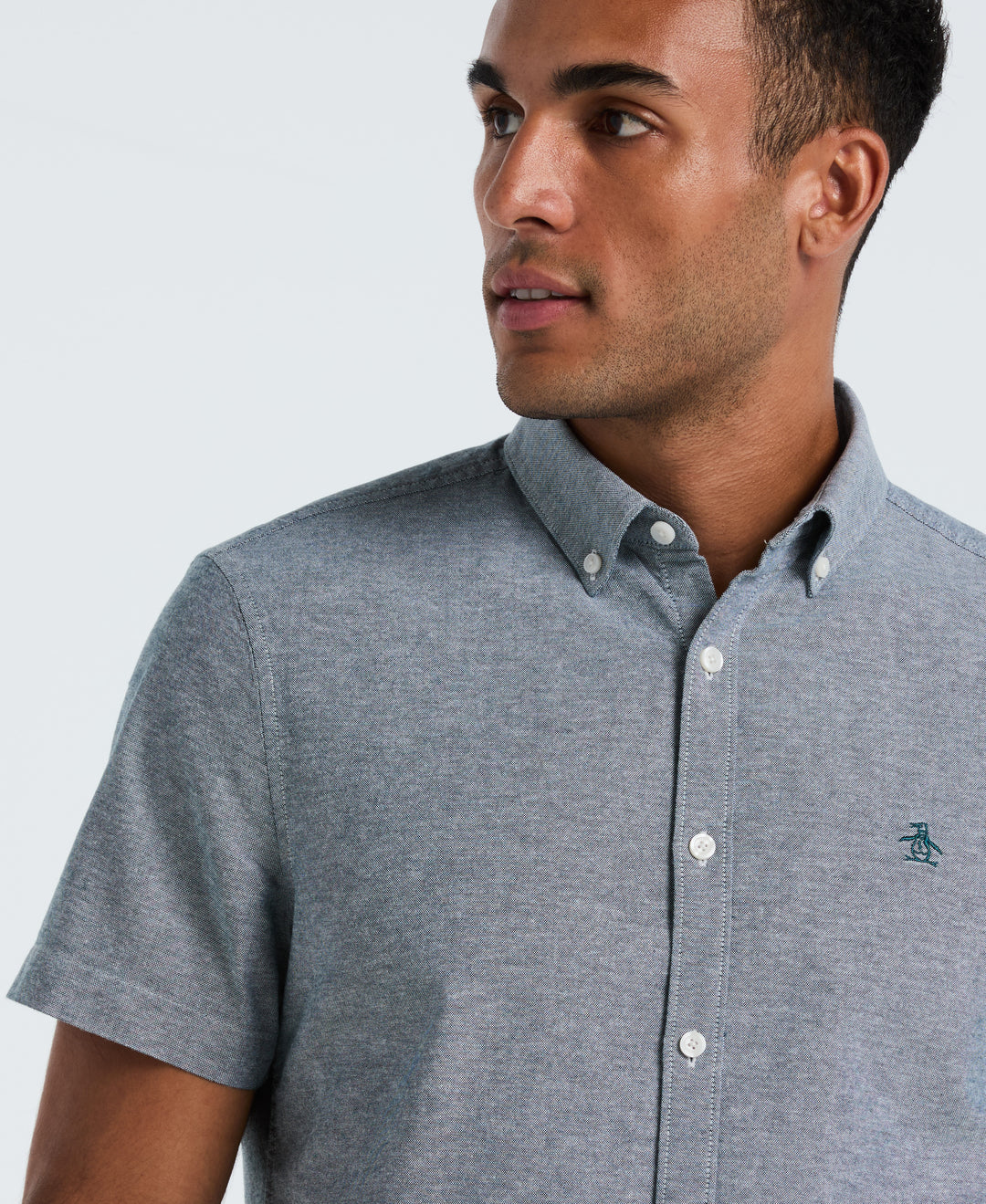 Short Sleeve Oxford Shirt (Reflecting Pond) 