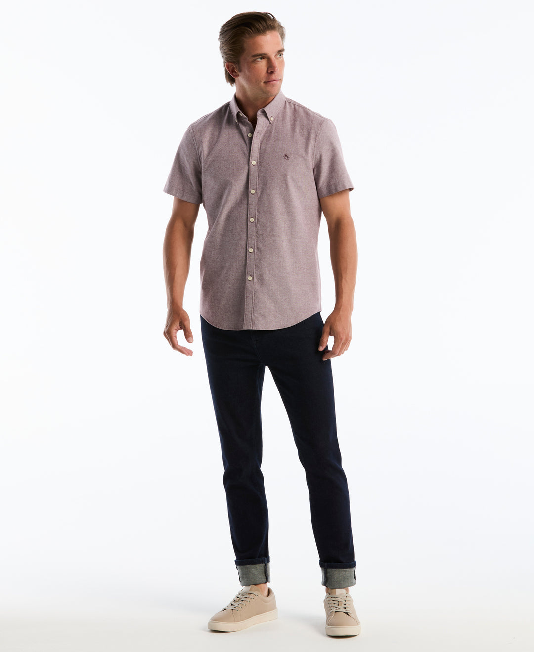 Short Sleeve Oxford Shirt (Port Royale) 
