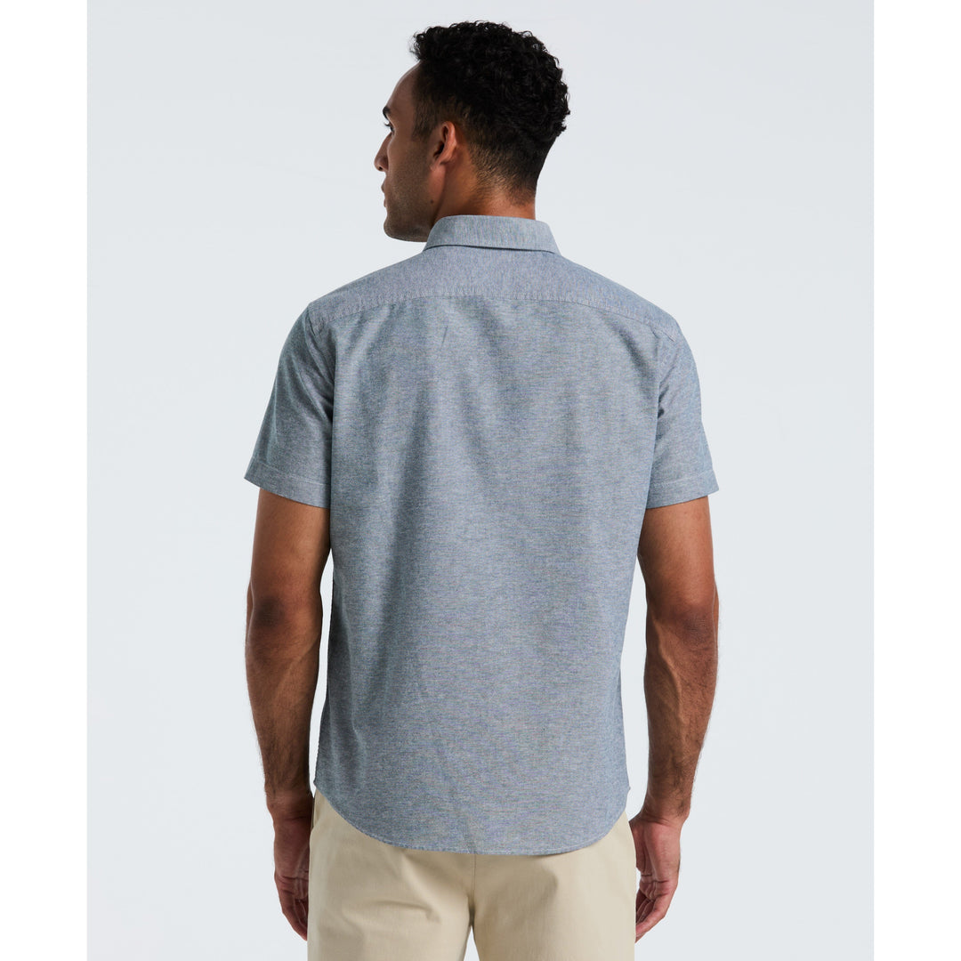 Short Sleeve Oxford Shirt (Reflecting Pond) 