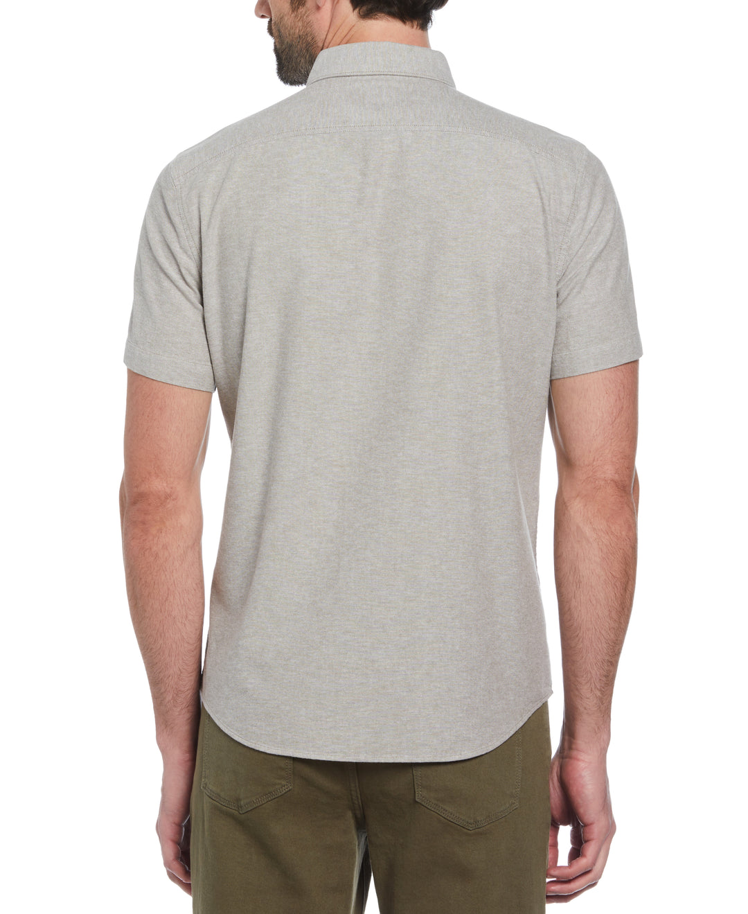 Short Sleeve Oxford Shirt (Dusty Olive) 