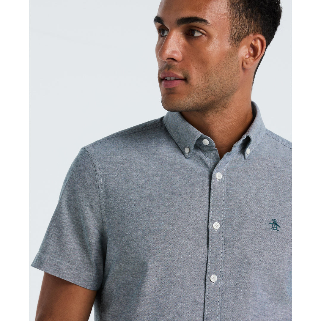 Short Sleeve Oxford Shirt (Reflecting Pond) 