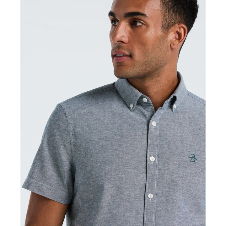 Short Sleeve Oxford Shirt (Reflecting Pond) 