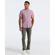 Oxford Seasonal Short Sleeve Shirt (Cabernet) 