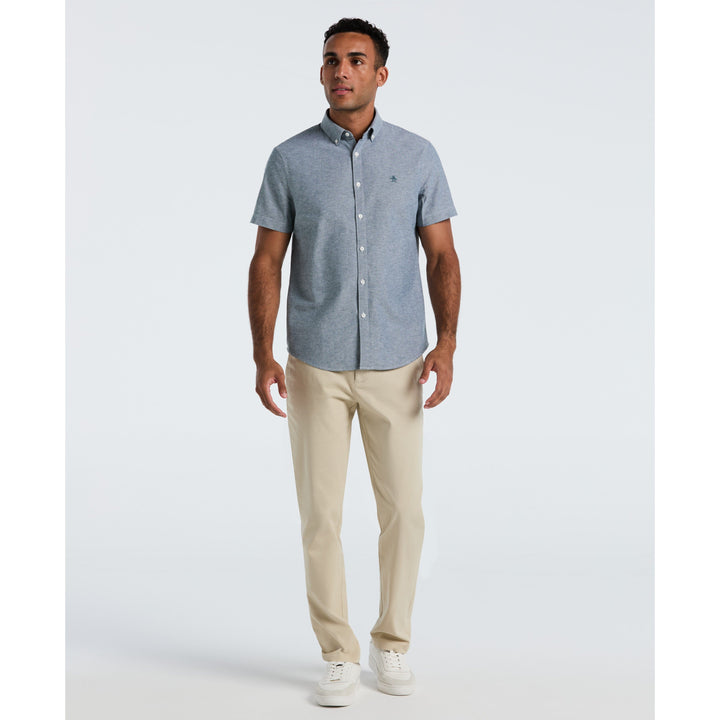 Short Sleeve Oxford Shirt (Reflecting Pond) 