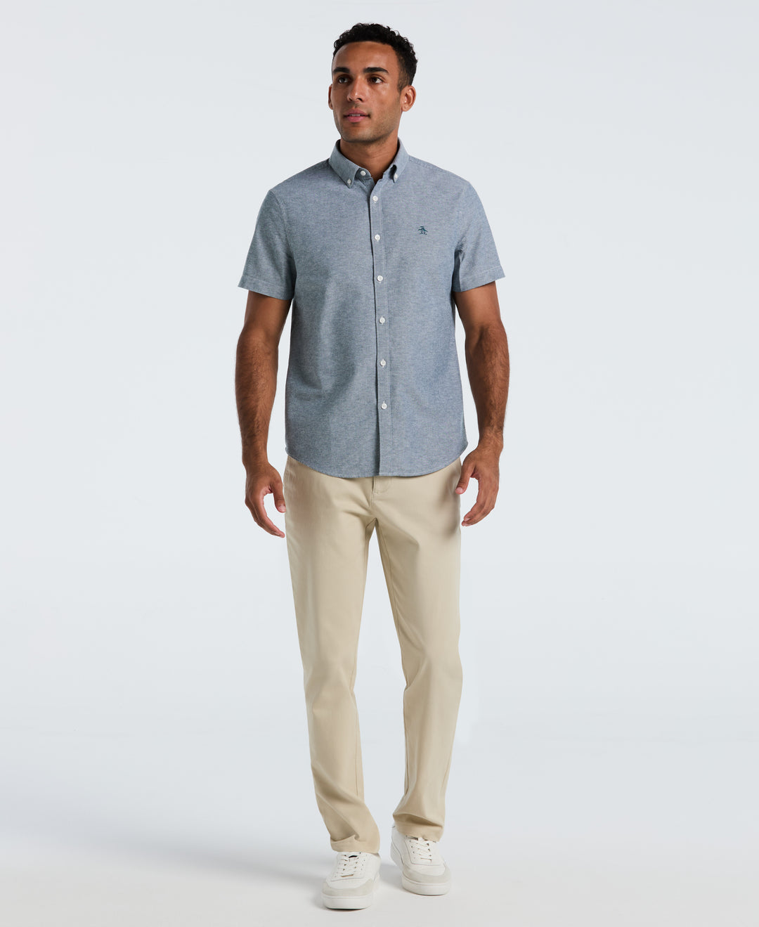 Short Sleeve Oxford Shirt (Reflecting Pond) 