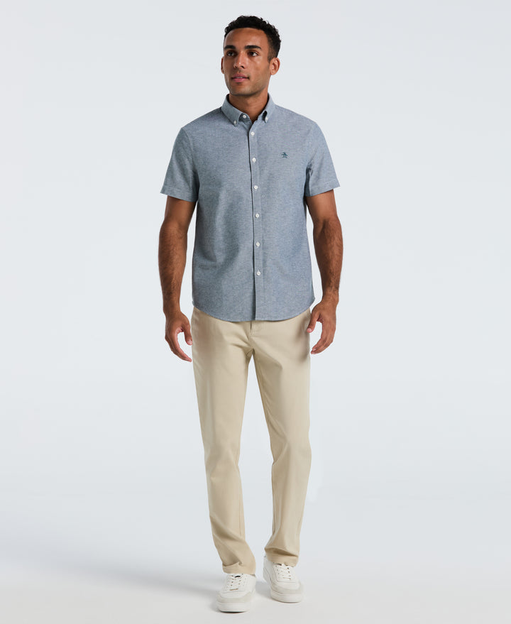 Short Sleeve Oxford Shirt (Reflecting Pond) 