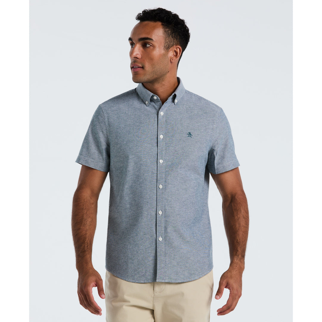 Short Sleeve Oxford Shirt (Reflecting Pond) 