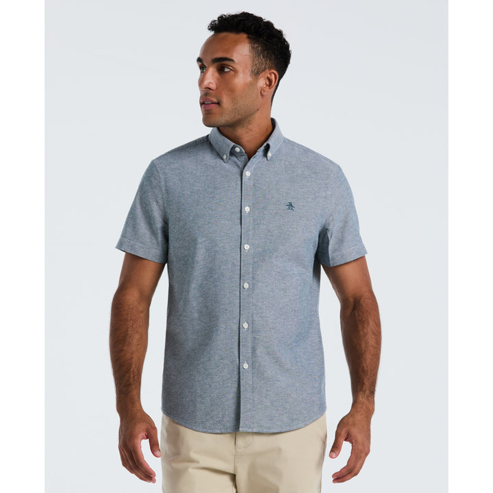Short Sleeve Oxford Shirt (Reflecting Pond) 