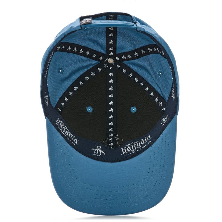 【MUNSINGWEAR GOLF】Men's Penguin Logo Mesh Cap /追跡付 Penguin By Munsingwear Imperial Strap Back Golf Hat Cap OSFM