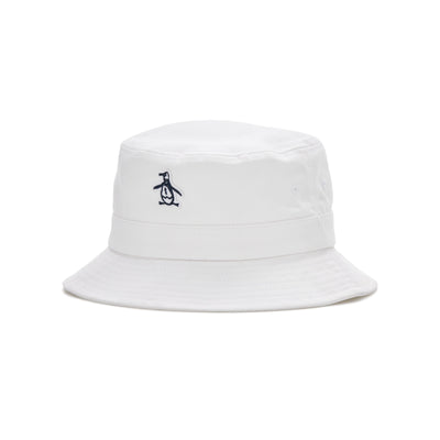 Cotton Bucket Hat  (Bright White) 