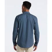 Cotton Stretch Chip Print Shirt (Sargasso Sea) 