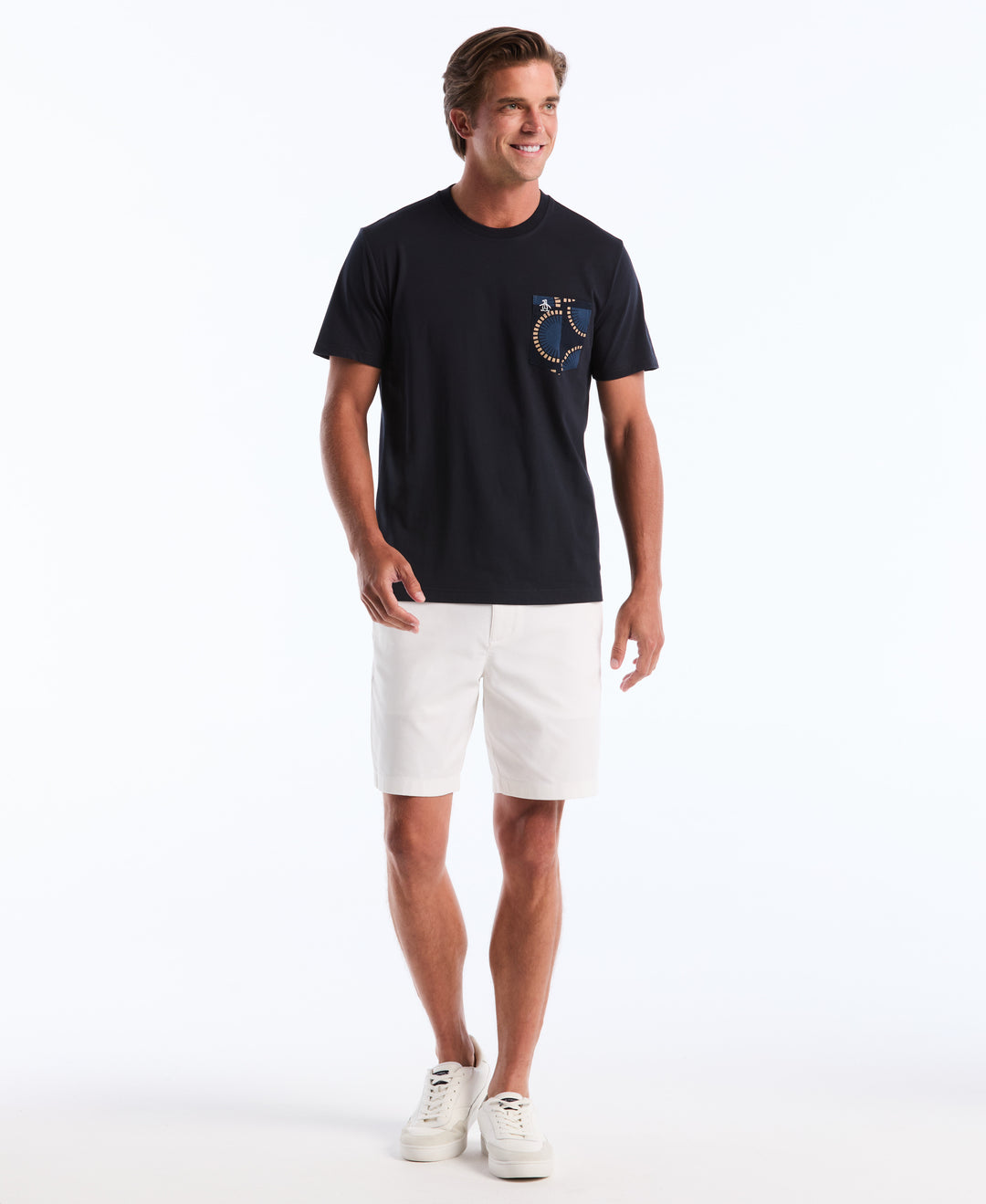 Circles Pocket Tee (Dark Sapphire) 