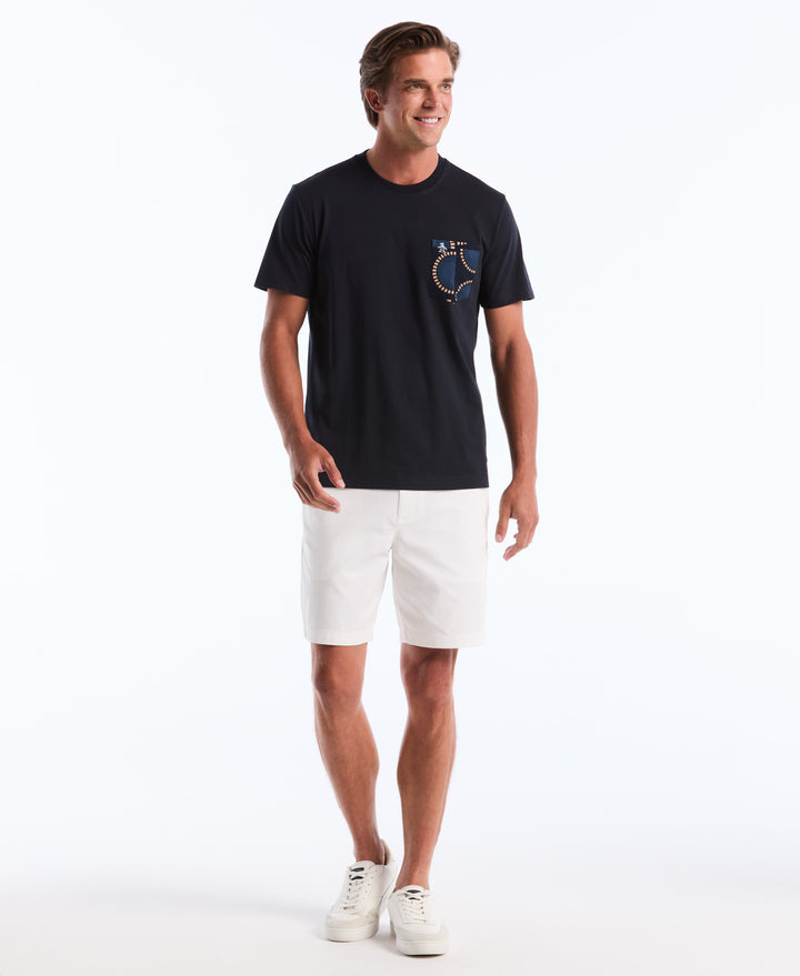 Circles Pocket Tee (Dark Sapphire) 