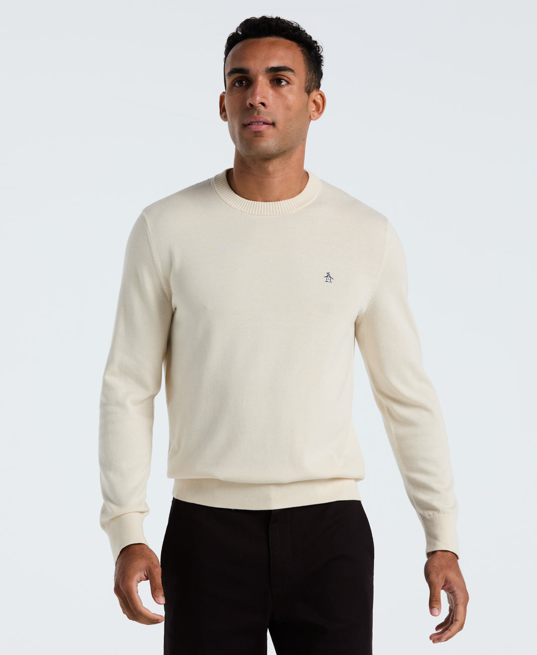 Cotton Crew Neck Sweater (Birch) 