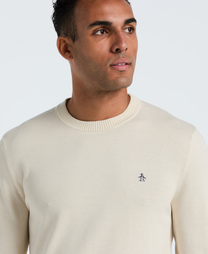 Cotton Crew Neck Sweater (Birch) 