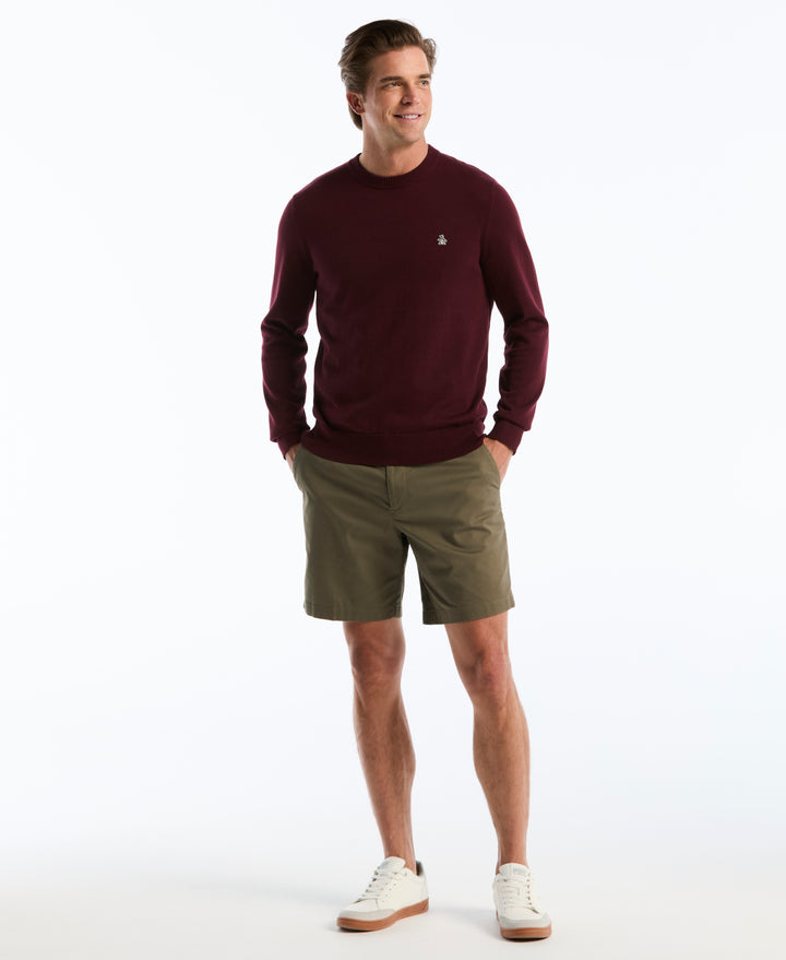 Cotton Crew Neck Sweater (Port Royale) 