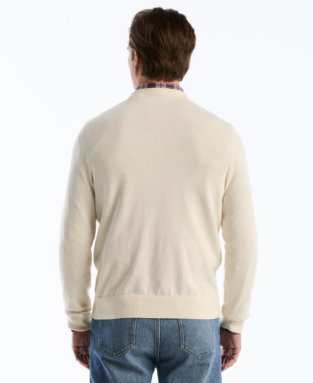 Cotton Crew Neck Sweater (Birch) 