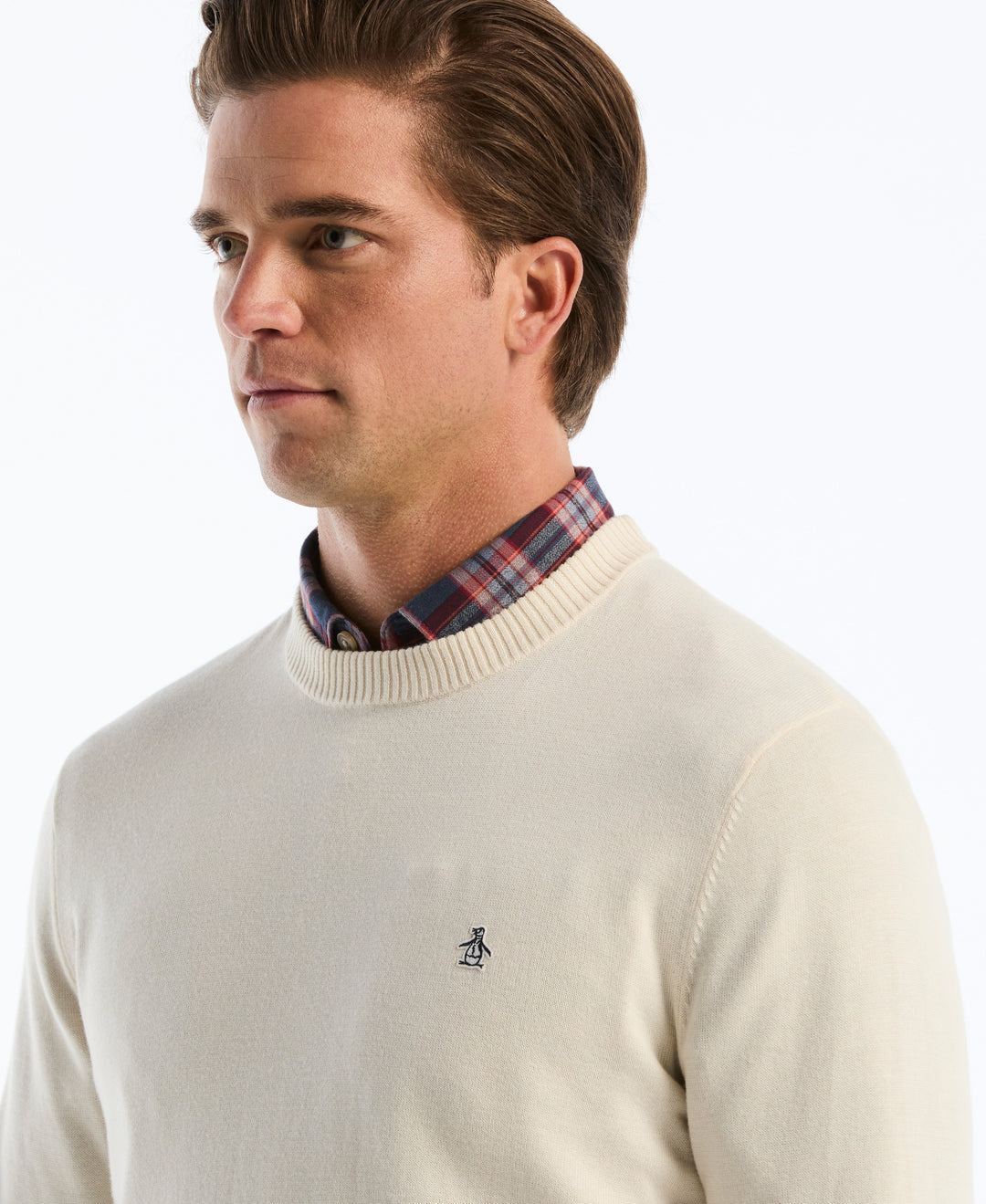 Cotton Crew Neck Sweater (Birch) 