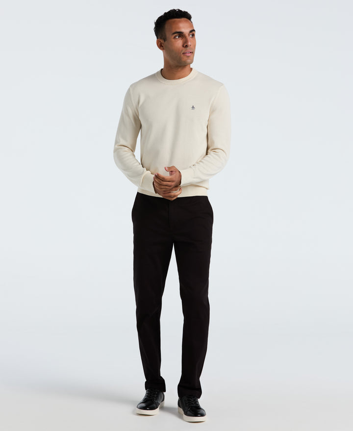 Cotton Crew Neck Sweater (Birch) 