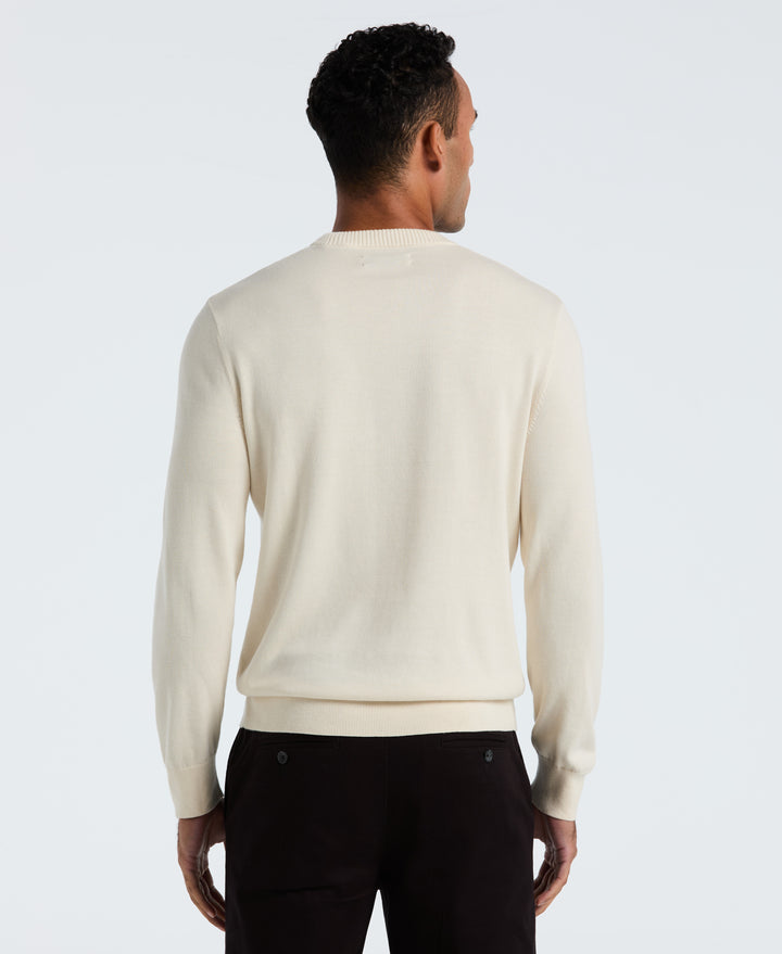 Cotton Crew Neck Sweater (Birch) 