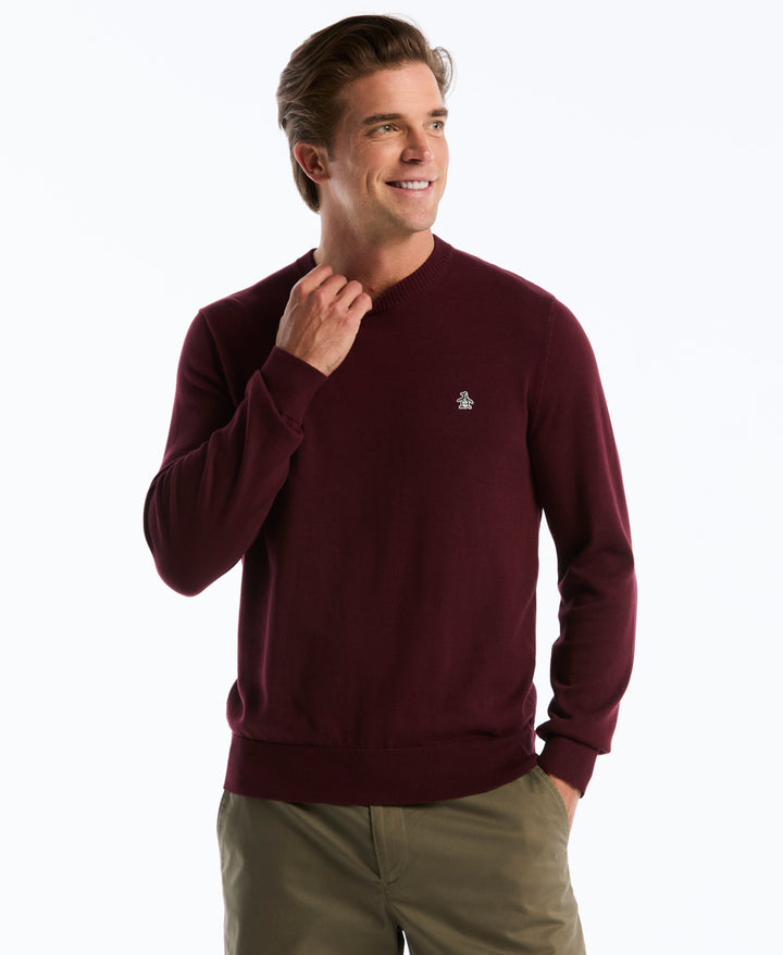 Cotton Crew Neck Sweater (Port Royale) 