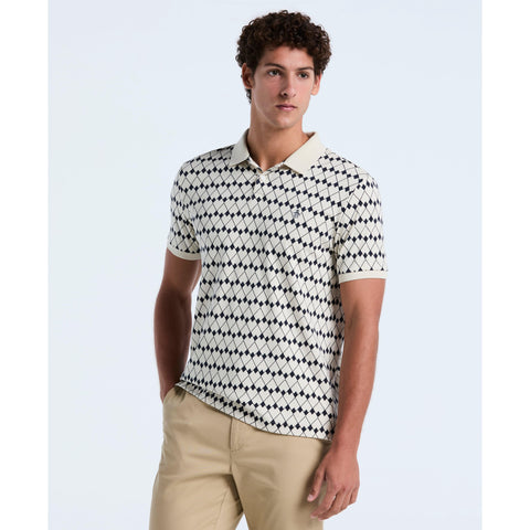 Cotton Flags Print Polo (Birch) 