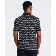 Cotton Flags Print Polo (Dark Sapphire) 