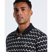 Cotton Flags Print Polo (Dark Sapphire) 