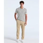 Cotton Flags Print Polo (Birch) 