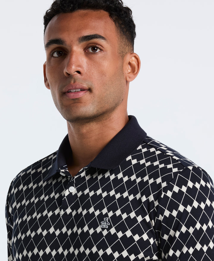 Cotton Flags Print Polo (Birch) 