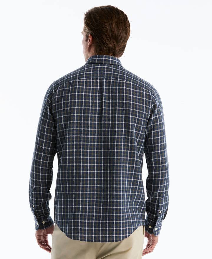 Cotton Heavy Texture Dobby Shirt (Sargasso Sea) 
