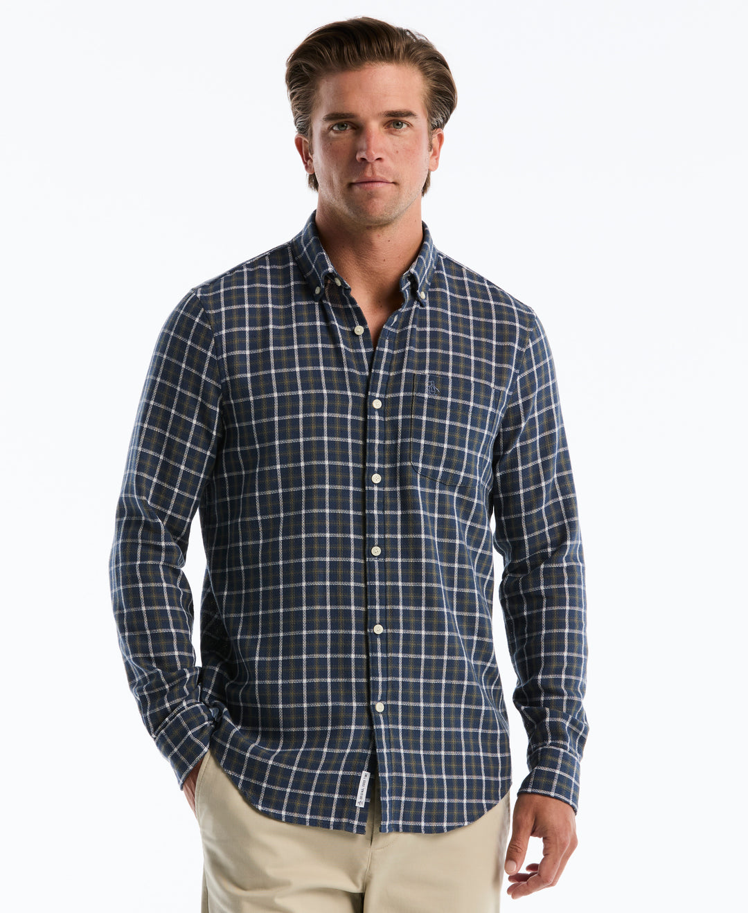 Cotton Heavy Texture Dobby Shirt (Sargasso Sea) 