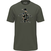 Cotton Jersey Camo Graphic Pete Fill Tee (Dusty Olive) 