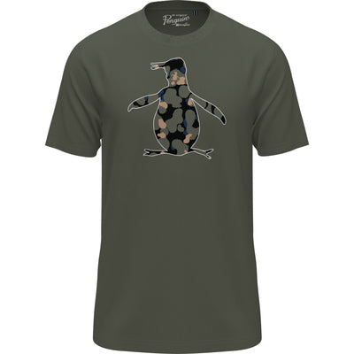 Cotton Jersey Camo Graphic Pete Fill Tee (Dusty Olive) 