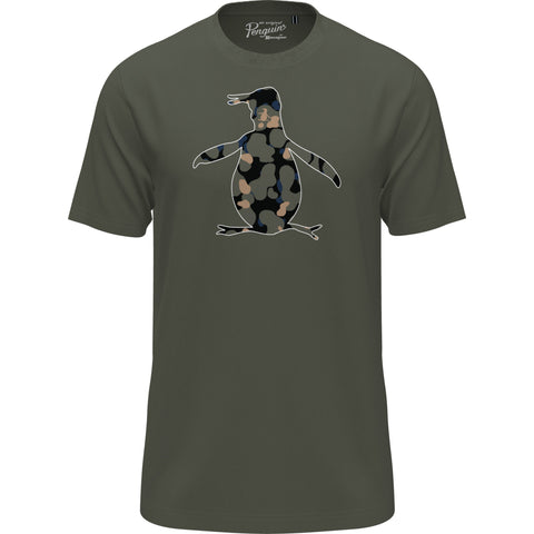 Cotton Jersey Camo Graphic Pete Fill Tee (Dusty Olive) 