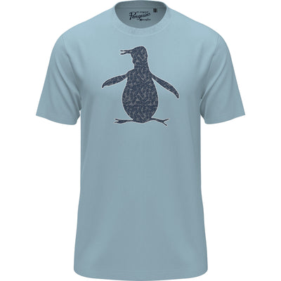 Cotton Jersey Chambray Tee  (Cool Blue) 