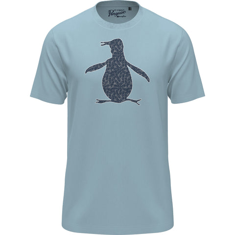 Cotton Jersey Chambray Tee  (Cool Blue) 