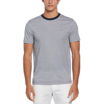 Cotton Jersey Ditsy Tee  (Dark Sapphire) 