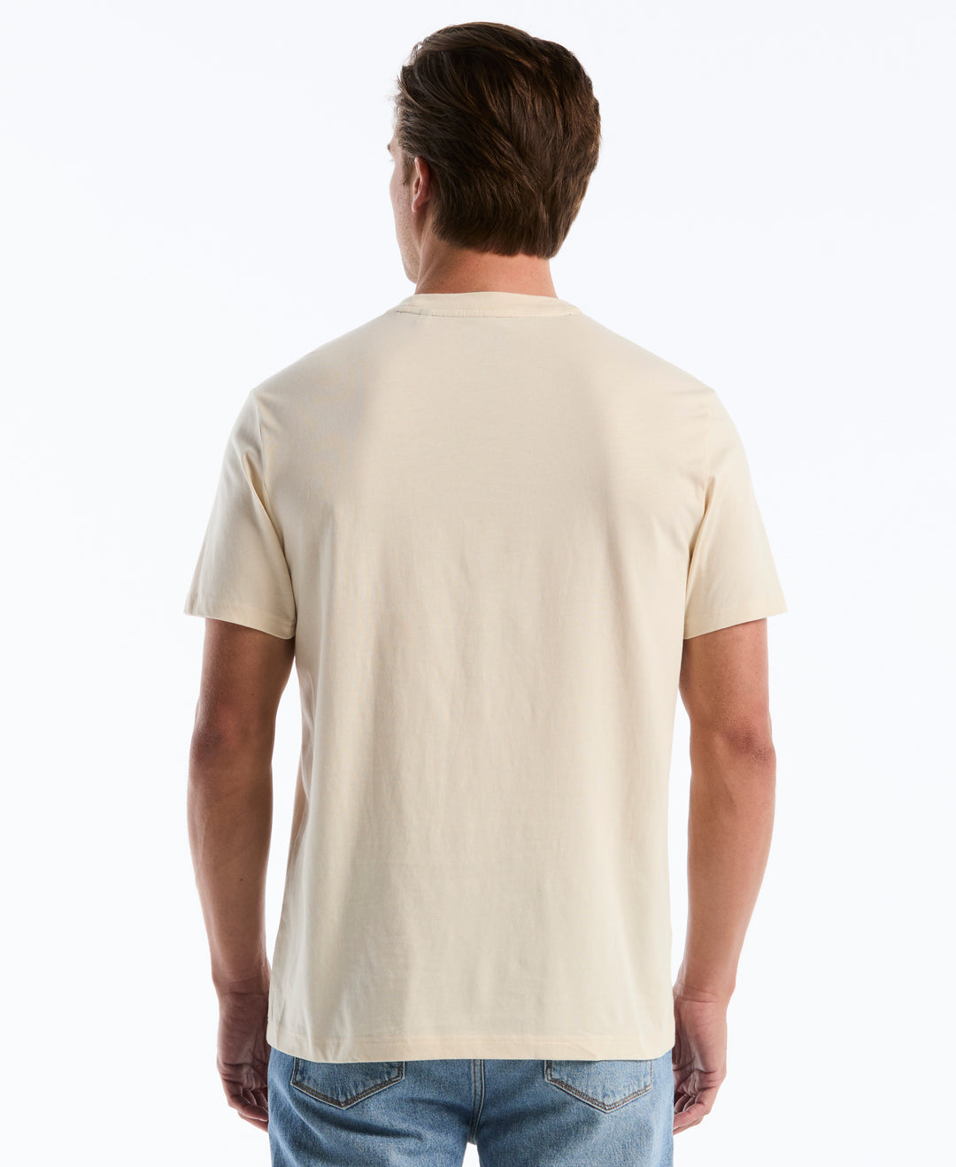 Cotton Jersey Embroidered Camo Pete Graphic Tee (Birch) 