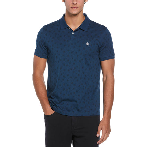 Cotton Jersey Palm Polo  (Blue Wing Teal) 