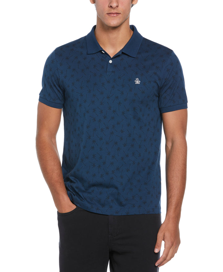 Cotton Jersey Palm Polo  (Blue Wing Teal) 