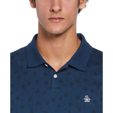 Cotton Jersey Palm Polo  (Blue Wing Teal) 