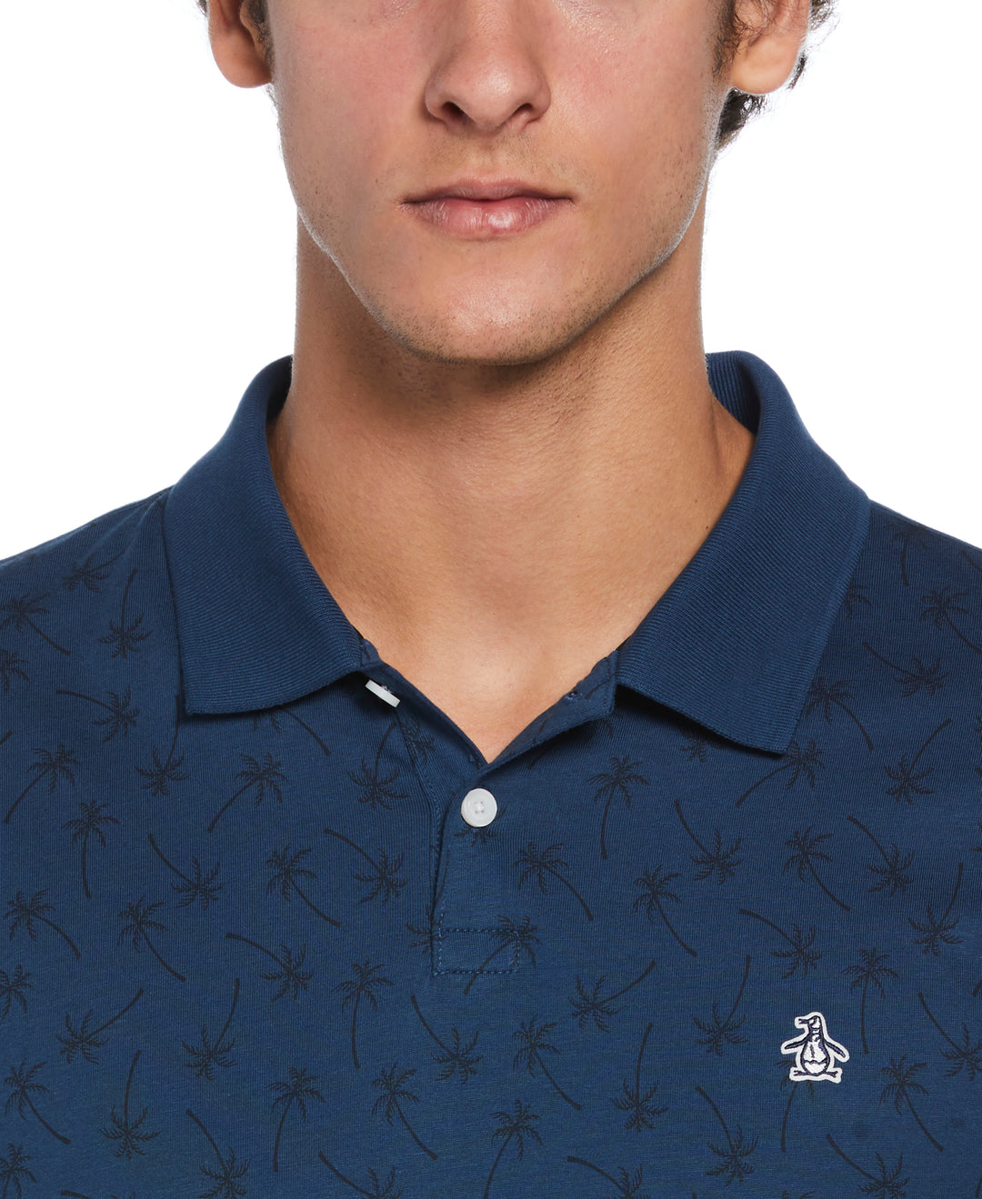 Cotton Jersey Palm Polo  (Blue Wing Teal) 