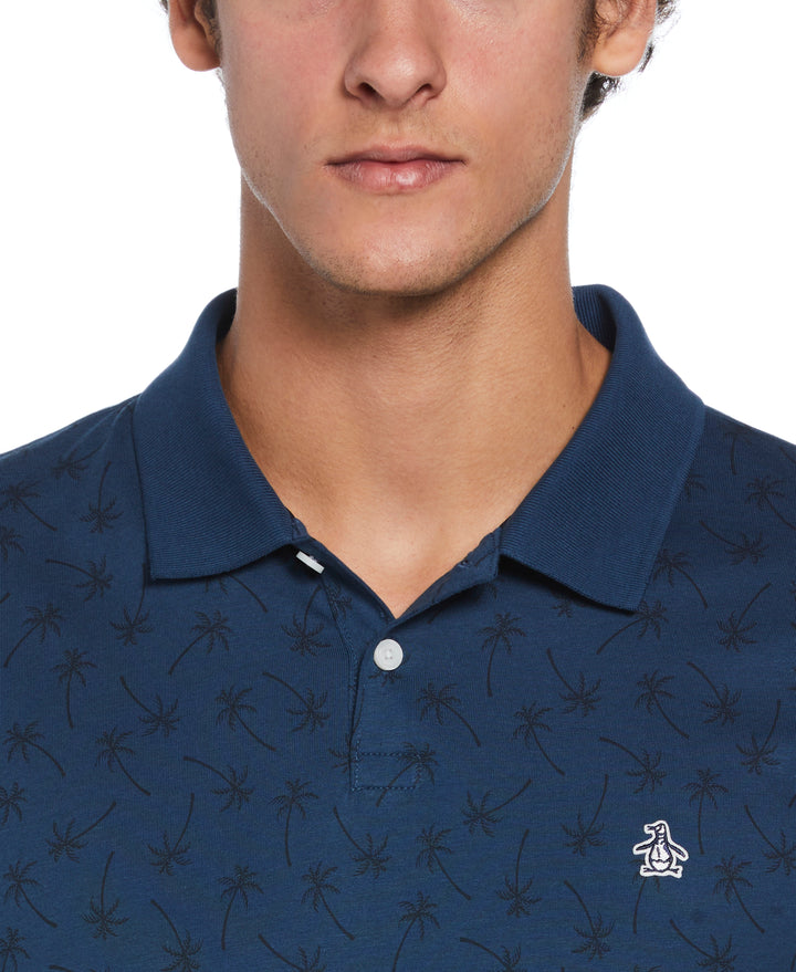 Cotton Jersey Palm Polo  (Blue Wing Teal) 