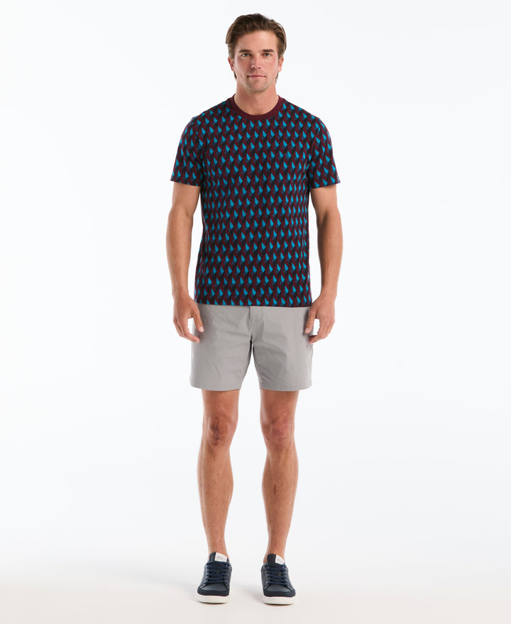 Cotton Jewel Print Tee (Port Royale) 