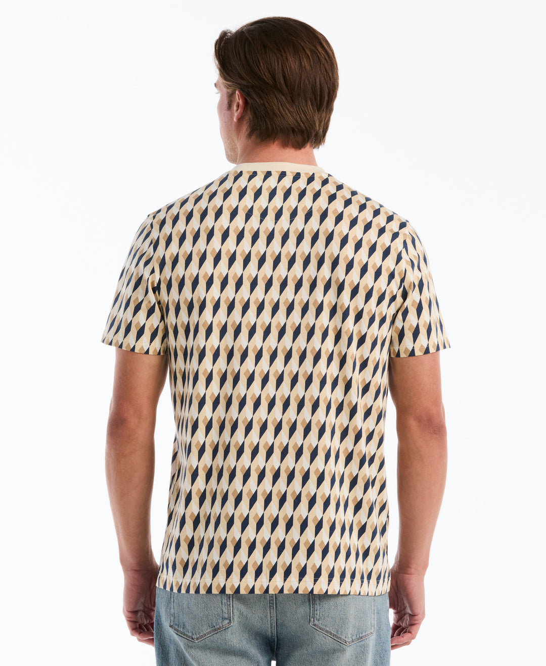 Cotton Jewel Print Tee (Birch) 